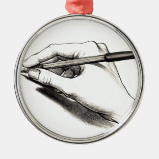 Pen Metal Tree Decoration