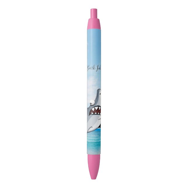 Pen Office and School Pen Shark Ocean (Front Vertical)