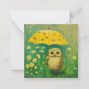 Pen Pal Pals: Send Raindrops & Smiles with Owl Card