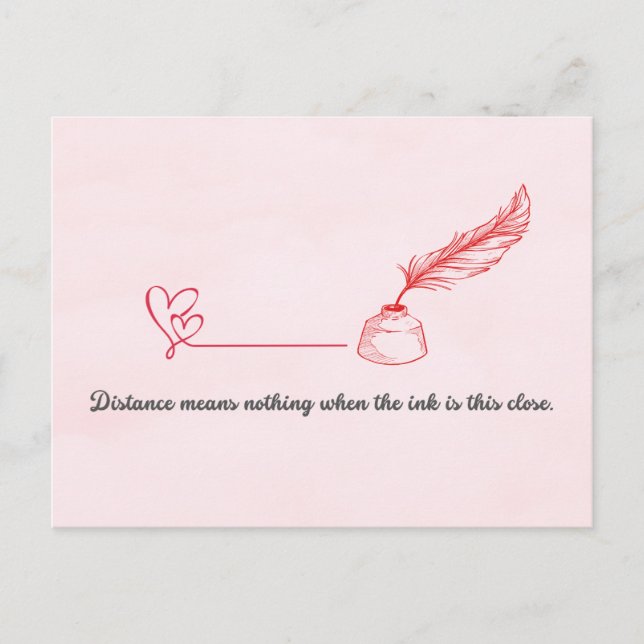 Pen Pal Valentine's Day Postcard (Front)