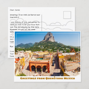 Peña de Bernal Near Querétaro Mexico Postcard