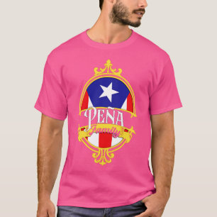Pena Family Puerto Rico Flag T-Shirt