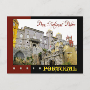 Pena National Palace, Sintra, Portugal Postcard