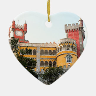 Pena Palace, Sintra, near Lisbon, Portugal, Europe Ceramic Tree Decoration