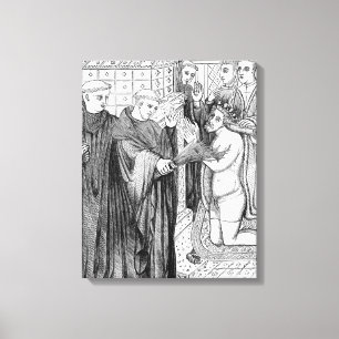 Penance of Henry II Canvas Print
