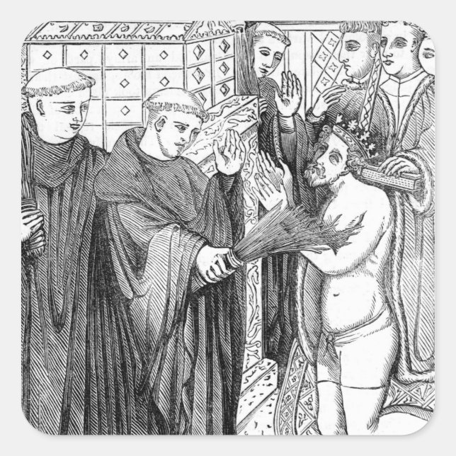 Penance of Henry II Square Sticker (Front)