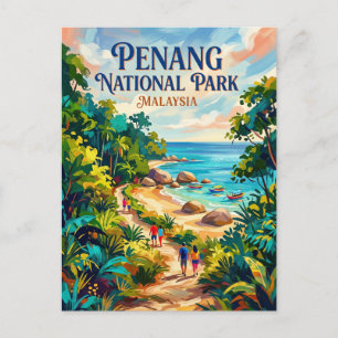 Penang National Park Malaysia Postcard
