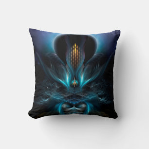 Penapia Fractal Art Decorative Throw Pillow