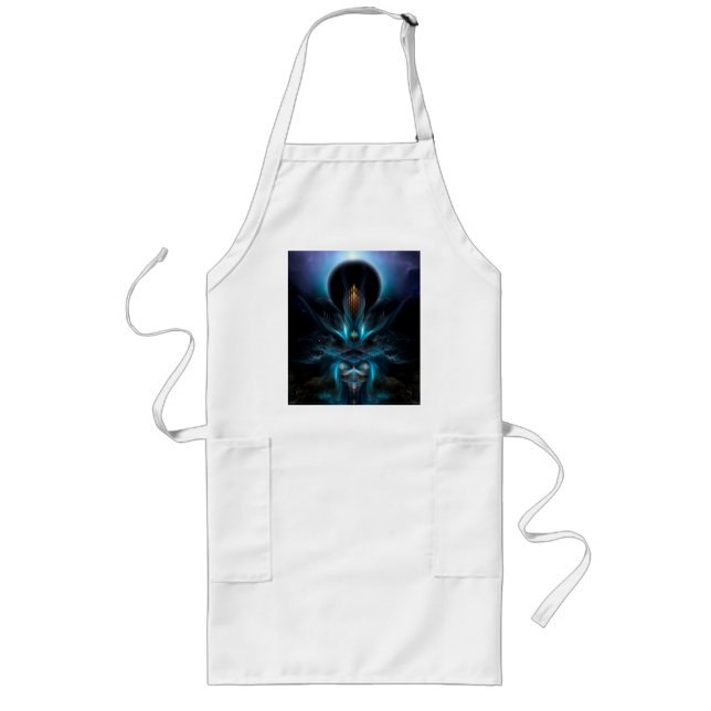 Penapia Fractal Art Long Apron (Front)