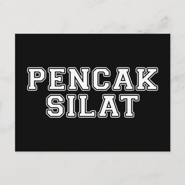Pencak Silat Postcard (Front)