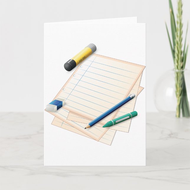 Pencil and Paper Greeting Cards (Creator Uploaded)