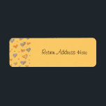 Pencil Art Hearts Return Address Labels<br><div class="desc"></div>