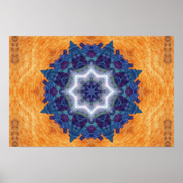 Pencil Art Mandala Poster (Front)