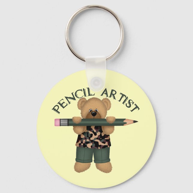 Pencil Artist Key Ring (Front)