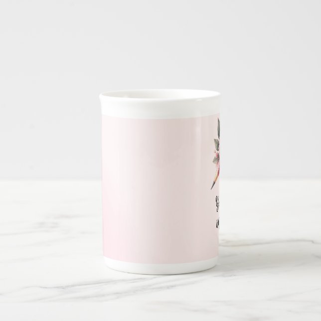 PENCIL BONE CHINA MUG (Front)