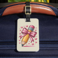 Pencil Coquette Bow Teacher Appreciation School