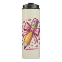 Pencil Coquette Bow Teacher Appreciation School