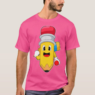 Pencil Cricket Cricket bat T-Shirt