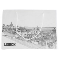 Pencil drawing of Alfama district in Lisbon