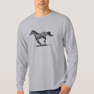 Pencil Drawing of Running Horse T-Shirt
