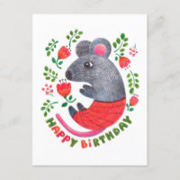 Pencil drawn mouse