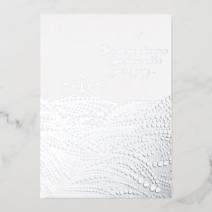 Pencil Drawn Paper boat   motivational text