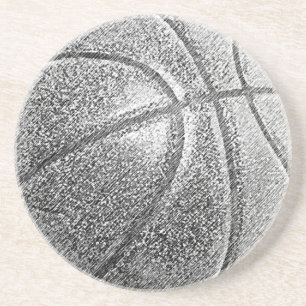Pencil Effect Basketball Coaster