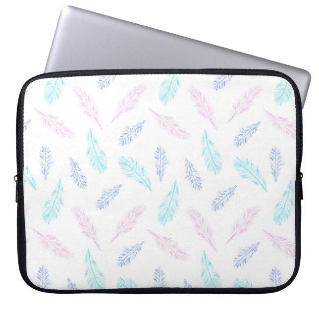 Pencil Feathers Laptop Sleeve 15'' (Front)