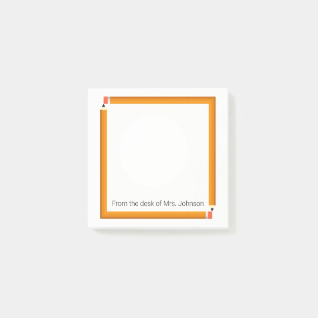 Pencil Frame Post-it Notes (Front)