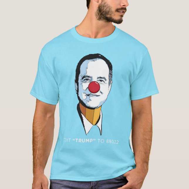 Pencil-Neck Adam Schiff T Shirt (Front)