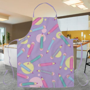 Pencil Party   Lavender Apron
