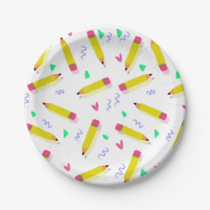Pencil Preschool Art Teacher Good End of Year Teac Paper Plate