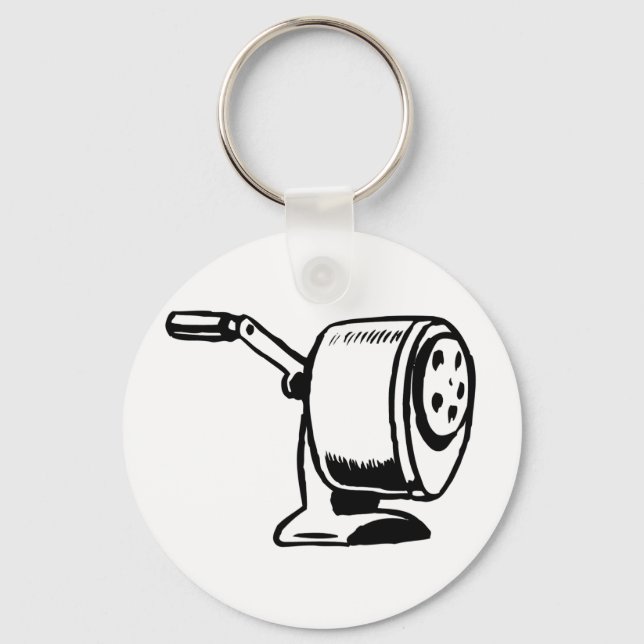 Pencil Sharpener Keychain (Front)