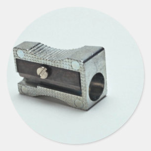 Pencil sharpener Photo Classic Round Sticker