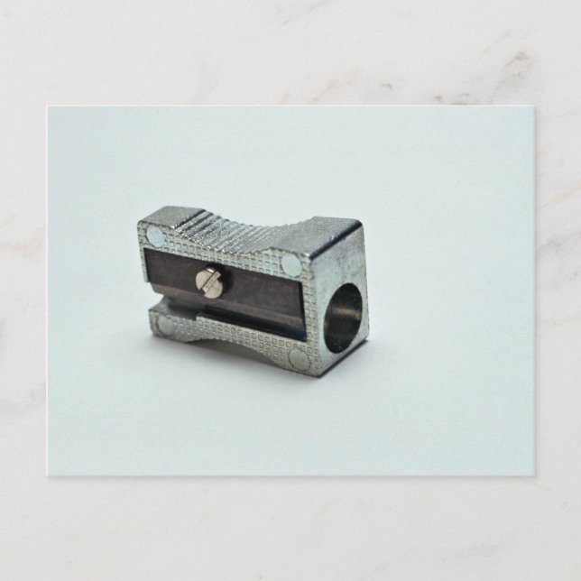 Pencil sharpener Photo Postcard (Front)