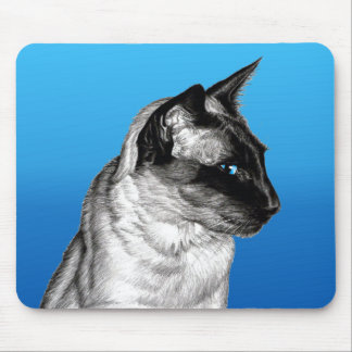 Pencil Siamese Mouse Pad