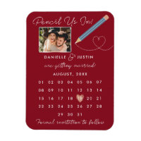 "Pencil Us In" Modern Calendar Save the Date
