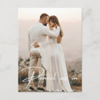 Pencil Us In Save The Date Photo Wedding Announcem