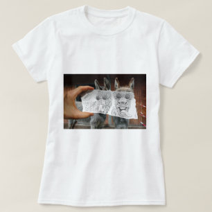 Pencil Vs Camera - Crazy Donkeys T-Shirt