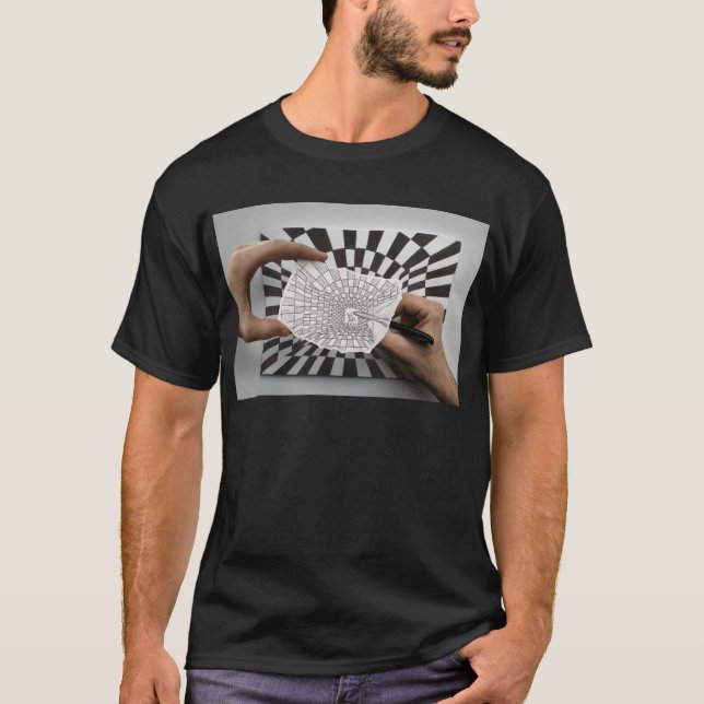Pencil Vs Camera - Geometry T-Shirt (Front)
