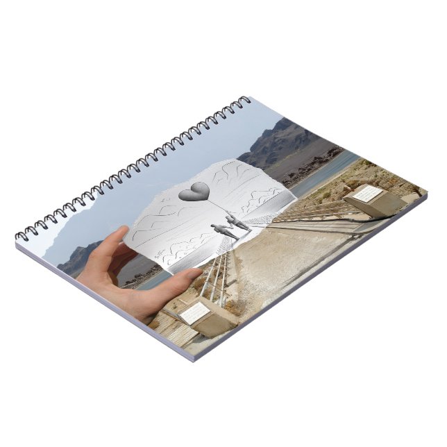 Pencil Vs Camera - Lovers Spiral Notebook (Left Side)