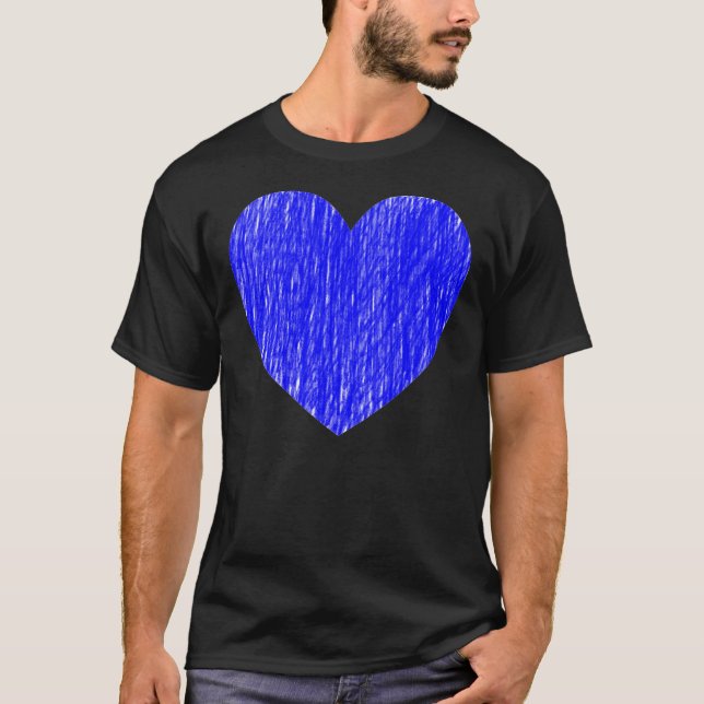 Pencilled in - Blue T-Shirt (Front)