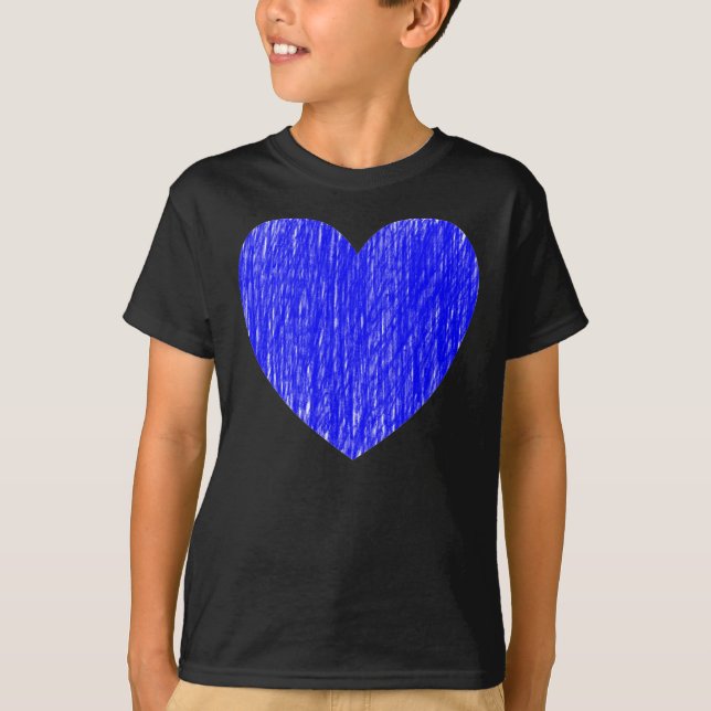 Pencilled in - Blue T-Shirt (Front)