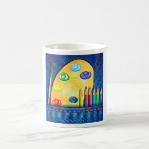 Pencils And Paintbrush Mug