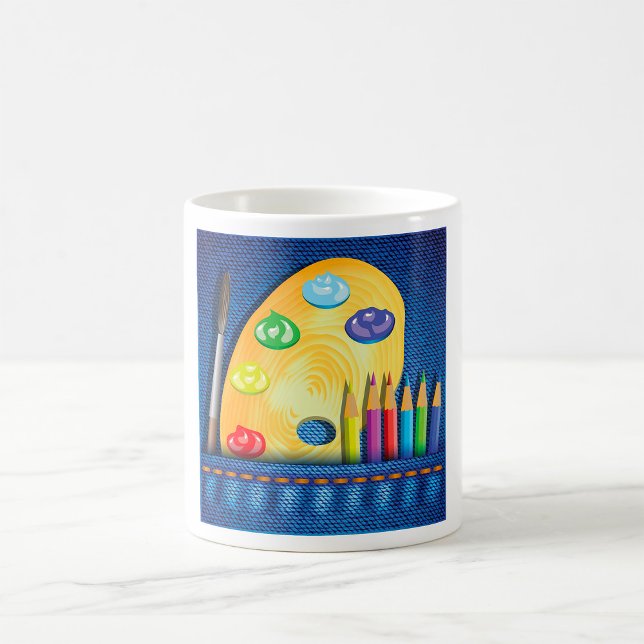 Pencils And Paintbrush Mug (Creator Uploaded)