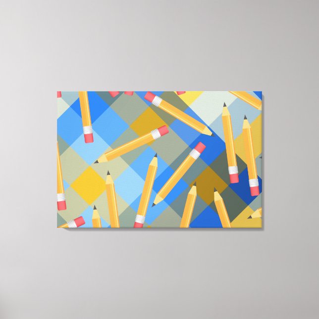 Pencils Canvas Print (Front)