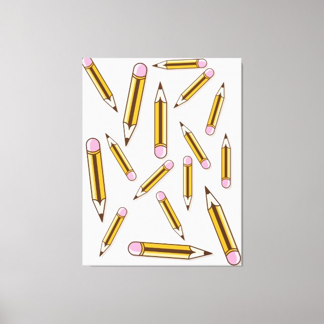 Pencils Canvas Print (Front)