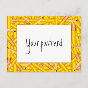 Pencils Frames Postcard