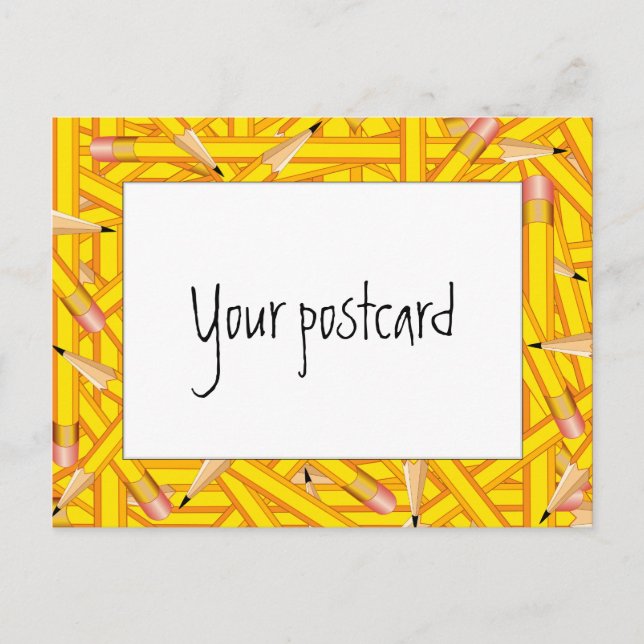 Pencils Frames Postcard (Front)