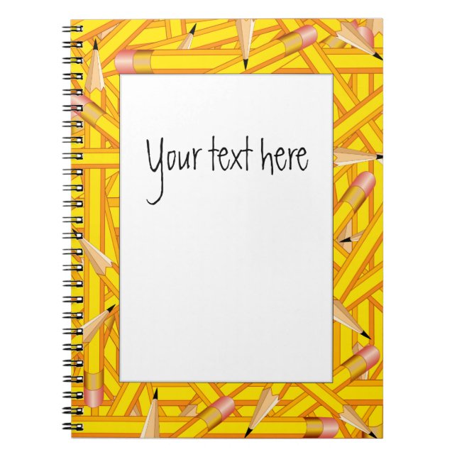 Pencils Frames Spiral Notebook (Front)